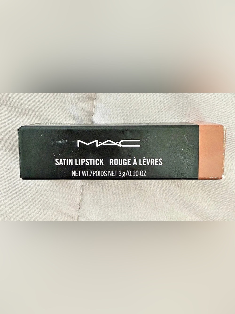 MAC Satin Lipstick 821 Shrimpton in Brown NWT